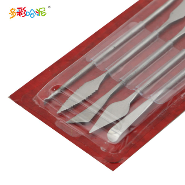 Stainless steel clay knife set 5 clay sculpture