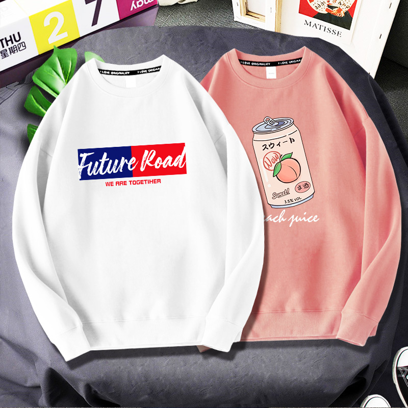 潮牌ins圆领宽松春秋季男士卫衣 威狮格卫衣