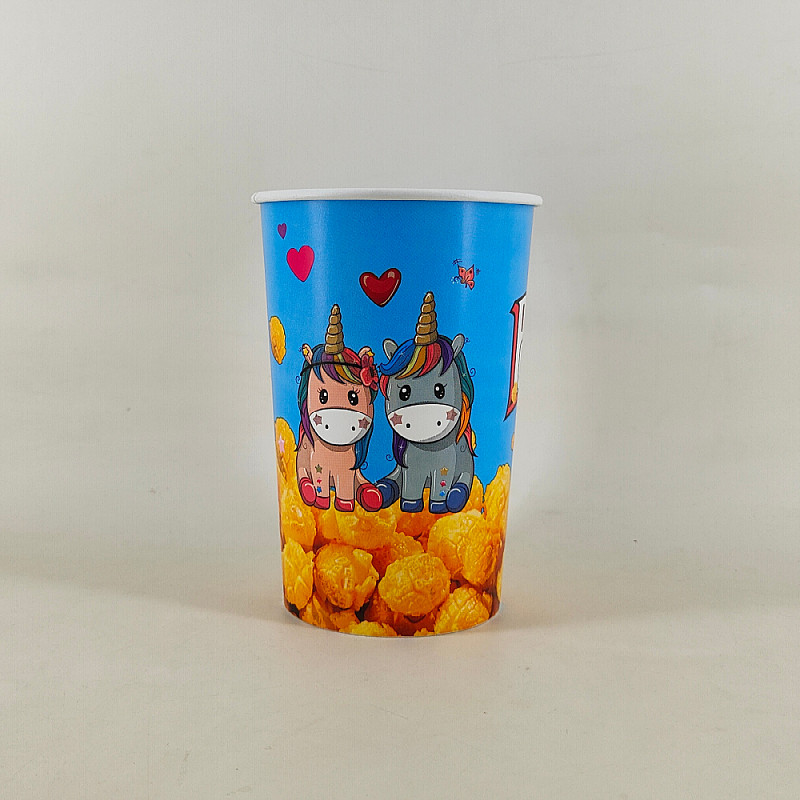 Cinema cartoon thickened popcorn bucket commercial box
