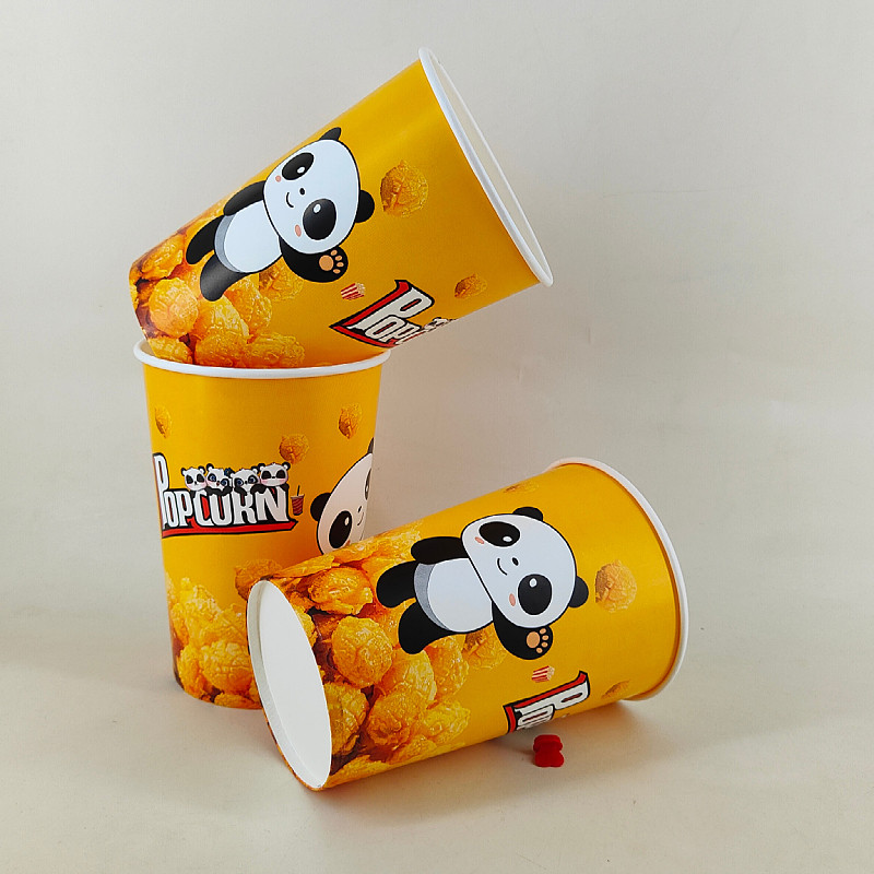 Cinema cartoon thickened popcorn bucket commercial box