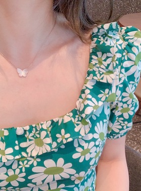 贝母小众设计感ins冷淡风锁骨链