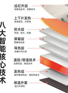 远红外线加热沙棘溶脂毯排湿排寒家用美容院仪器汗蒸排酸毯汗蒸毯