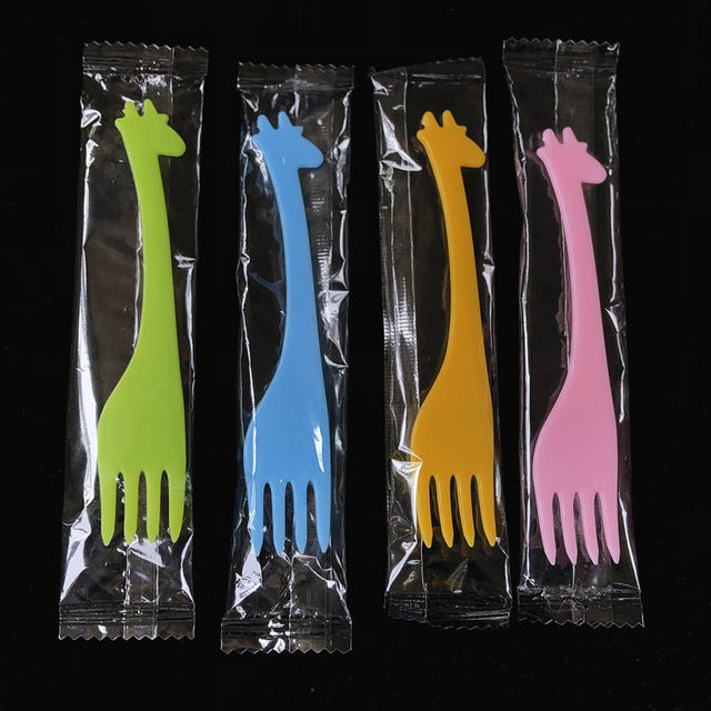 Fruit fork pastry four-tooth deer cartoon