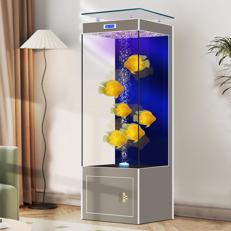 2026新款超白玻璃背过滤制氧一体生态鱼缸客厅家用智能小型水族箱,淘宝优惠券,粉丝福利购,淘宝优惠卷