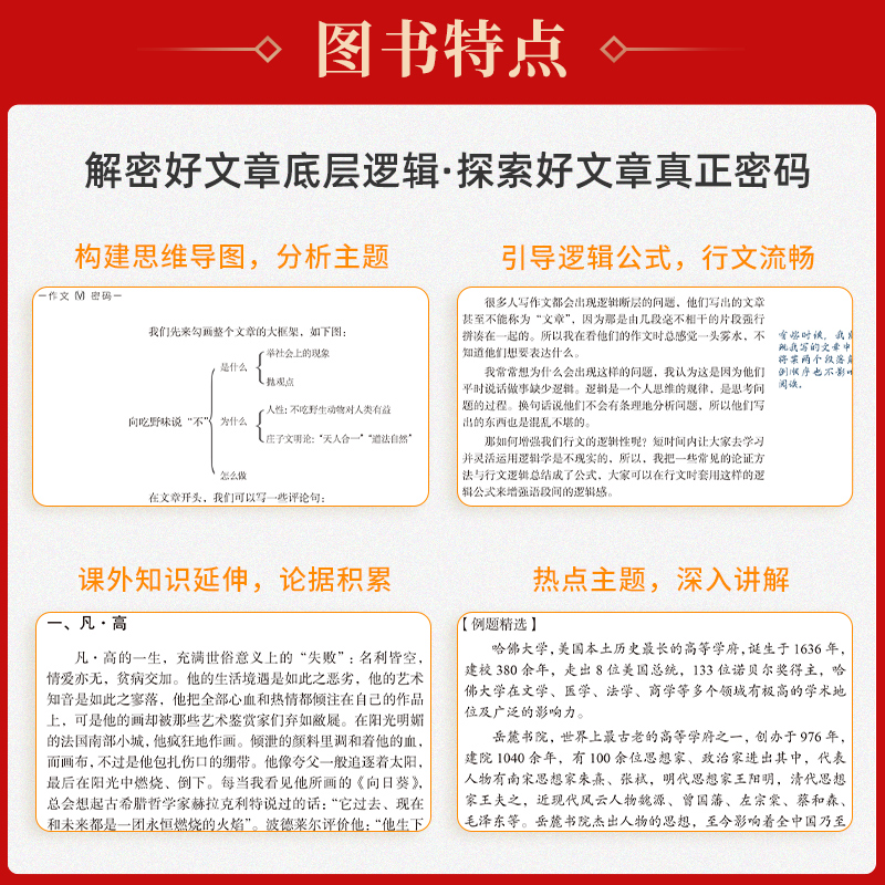 2024国家玮作文密码高考作文就要这样写语文讲义写作模板方法与技巧指导书高中语文阅读范文审题立意高考满分作文高三复习资料育甲