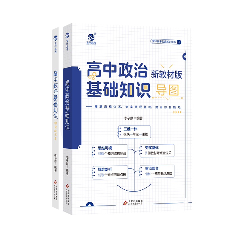 2024新版育甲李子厚高中政治基础知识导图新教材高中政治基础知识手册大全高一二三必选修知识点高考政治一二轮复习讲义辅导资料书-图3