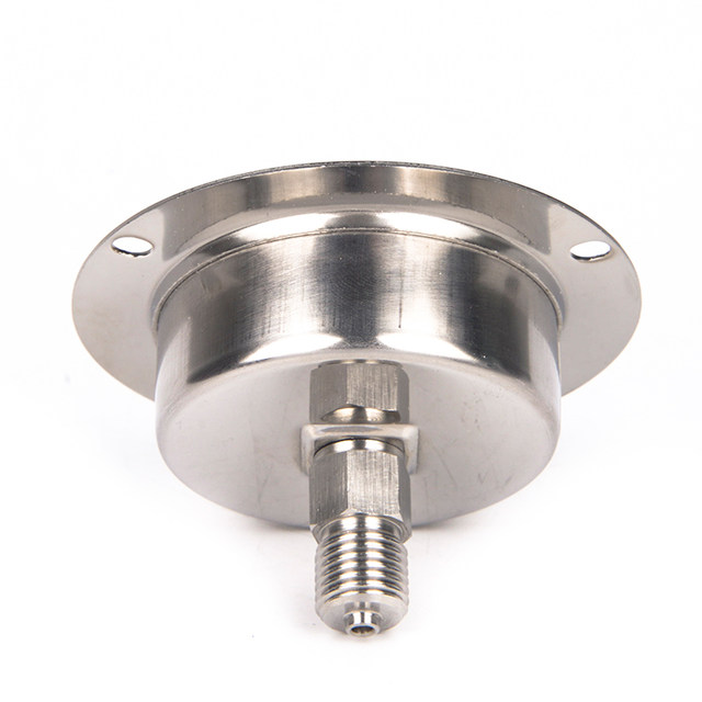 Shanghai axial edge stainless steel shock-resistant pressure gauge