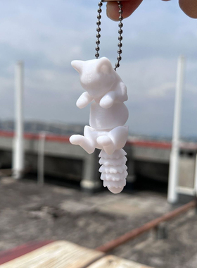 3D打印鲨鱼挂件钥匙扣