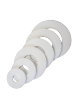 PTFE Gaskets high temperature resistant PTFE gaskets Teflon plastic flange sealing gasket O-ring non-standard