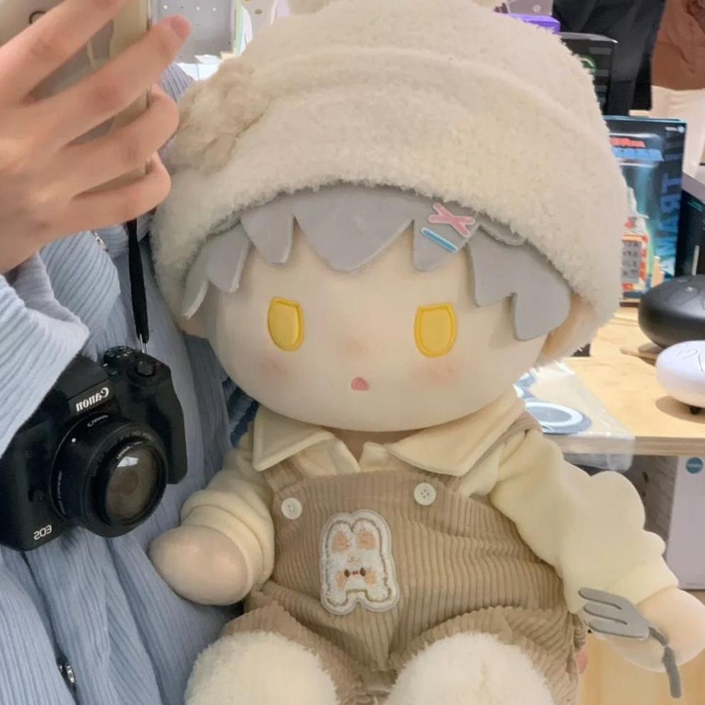 娃衣坐姿40cm软萌套装棉花衣服娃娃一番属性玩偶替换现货包邮套装 - 图2