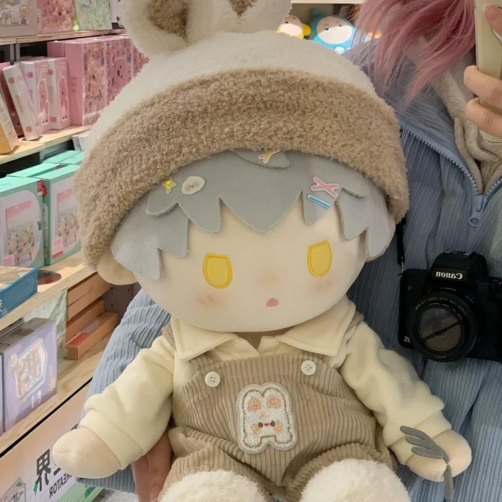 娃衣坐姿40cm软萌套装棉花衣服娃娃一番属性玩偶替换现货包邮套装 - 图3