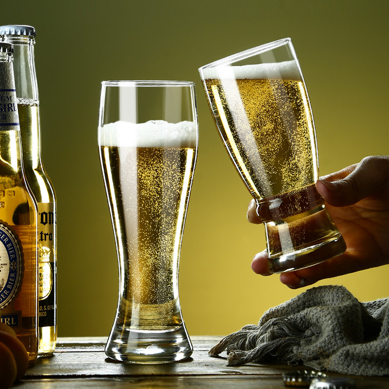 创意精酿啤酒杯大容量高脚玻璃扎啤杯网红商用批发轻奢高档高颜值,淘宝优惠券,粉丝福利购,淘宝优惠卷