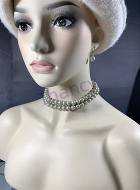 CAROLEE打标日常项链耳环套装