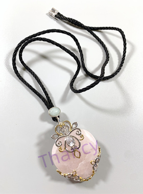 2014EXPO打标天然石毛衣链