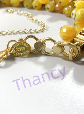 LIMITEL打标石头琉璃短款项链