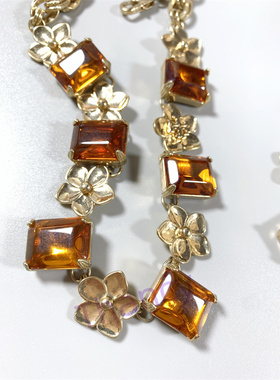 TB焦糖琉璃方块宝石套装