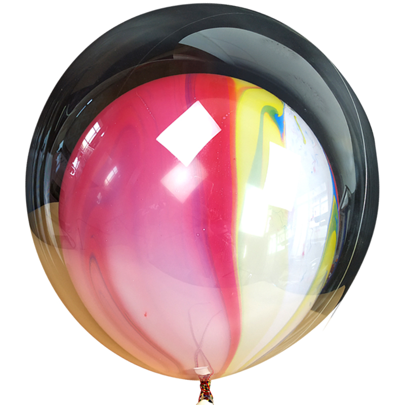 地推活动小礼品气球创意双层网红波波球广场街卖地摊扫码引流网红 - 图2