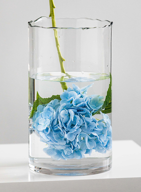 仿生干花绣球花仿真花蓝色保湿手感花束客厅摆件摆设插花装饰假花