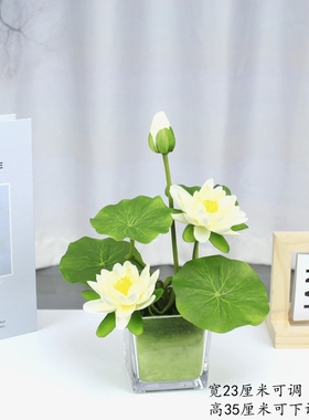 供佛莲花供花佛前花佛堂佛台荷花摆件假花仿真花装饰家居摆件绢花