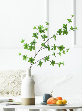 【七茉】仿真植物日本吊钟绿植马醉木假树叶客厅样板间橱窗装饰