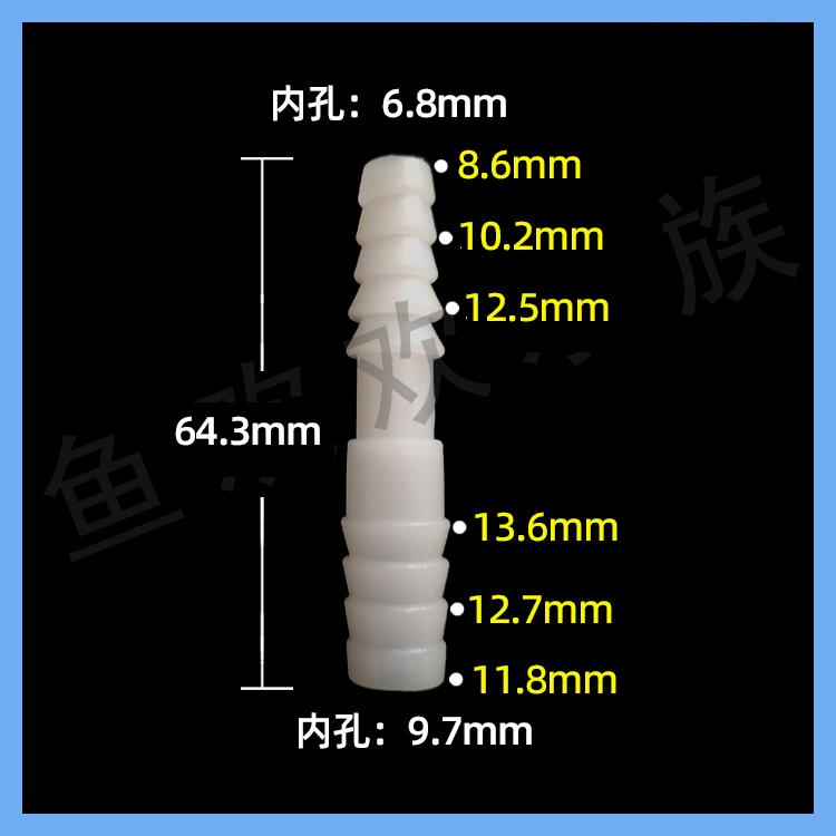 二通直接/转接头接头pp防水直通变径径直接头/变通宝塔软管塑料 - 图2