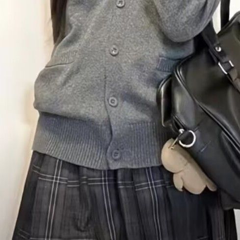 日系原创春秋冬款高档jk制服女学生软妹毛衣针织开衫宽松百搭外套