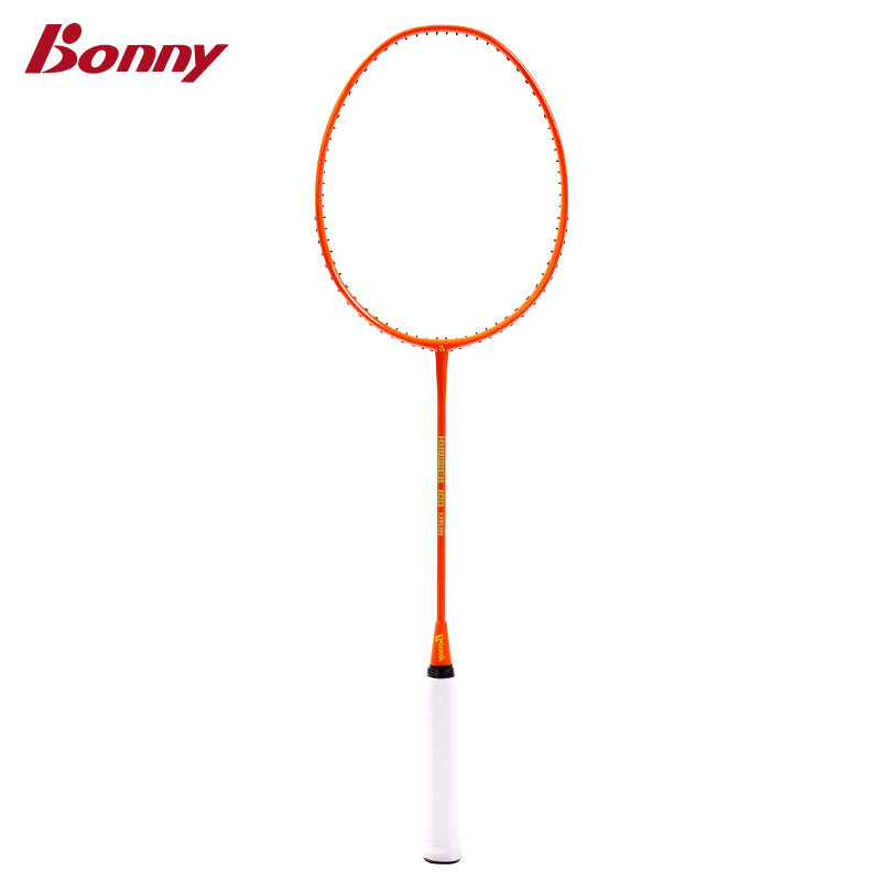 Bonny/波力专业力量训练拍 碳纤维120克加重设计重炮攻击羽毛球拍