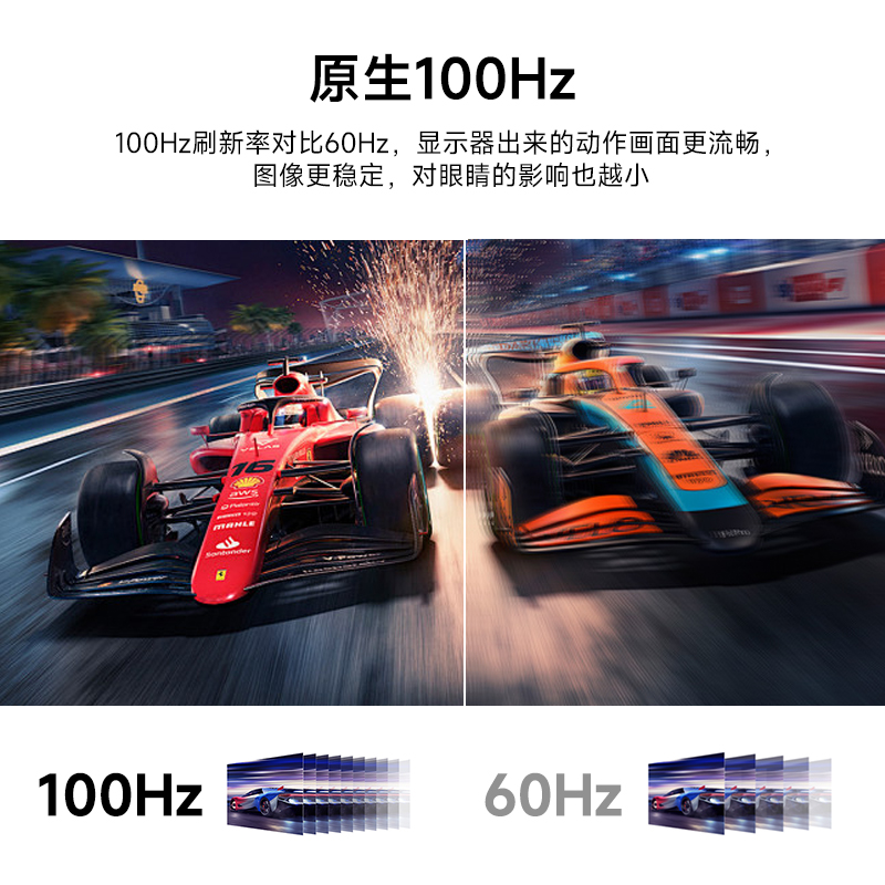 AOC 24英寸IPS办公电竞100Hz显示器24B35H台式电脑屏幕外接27壁挂-图1