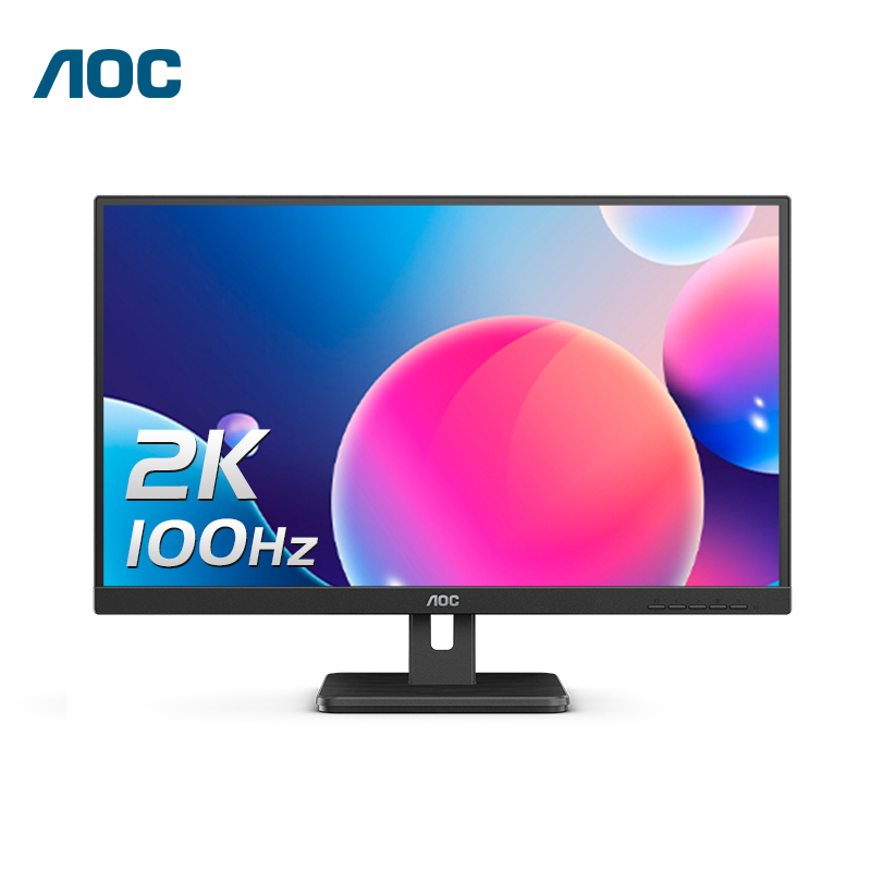 AOC27英寸2K高清Q27E3S2台式电脑办公100HZIPS液晶显示器24屏幕 - 图0