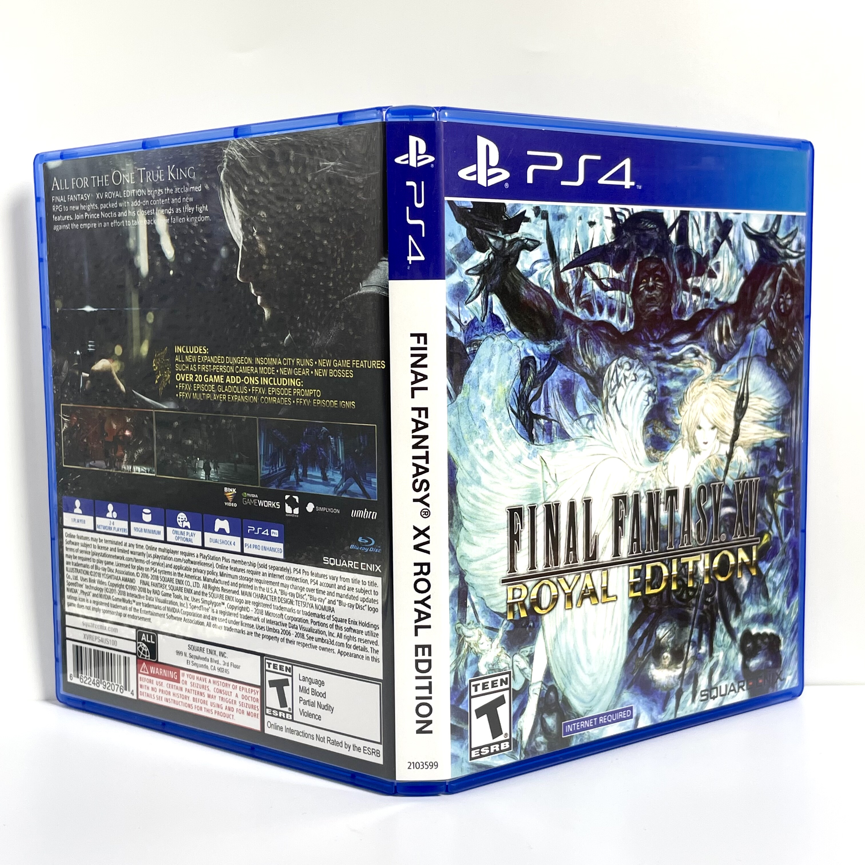 PS4国产包装盒 最终幻想15 皇家版 FF15 自印封面 没有光盘 空盒 - 图0