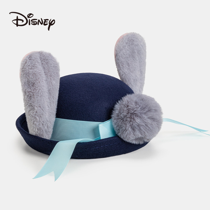 正版朱迪兔子警官帽子女孩迪士尼疯狂动物城儿童发箍拍照保暖绒帽,淘宝优惠券,粉丝福利购,淘宝优惠卷