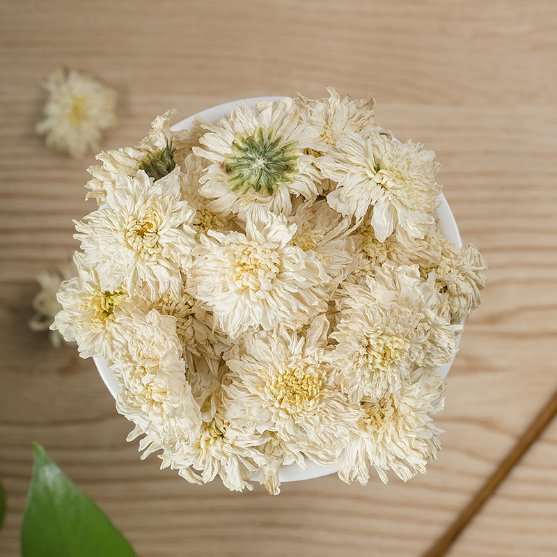 菊花茶白菊花茶正品黄山菊花茶菊花另售金丝皇菊胎菊茶白菊花茶-图1