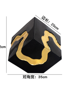简欧美式风展厅特大设计师摆件