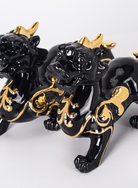 帝赛安家饰陶瓷书房摆件