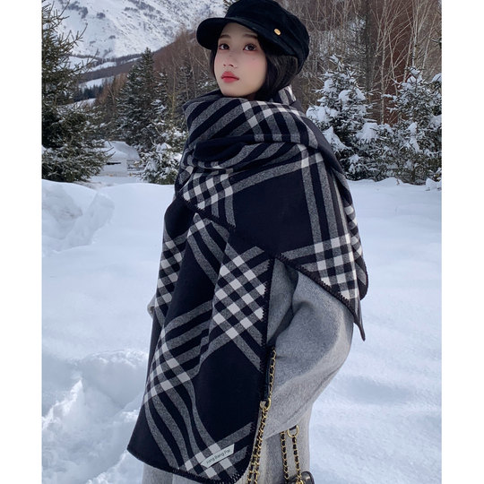 Women's scarf 2025 new winter student high-end sense