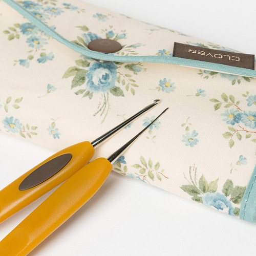 Clover日本进口可乐钩针经典金色蕾丝笔式41-605系毛线羊绒线 - 图2