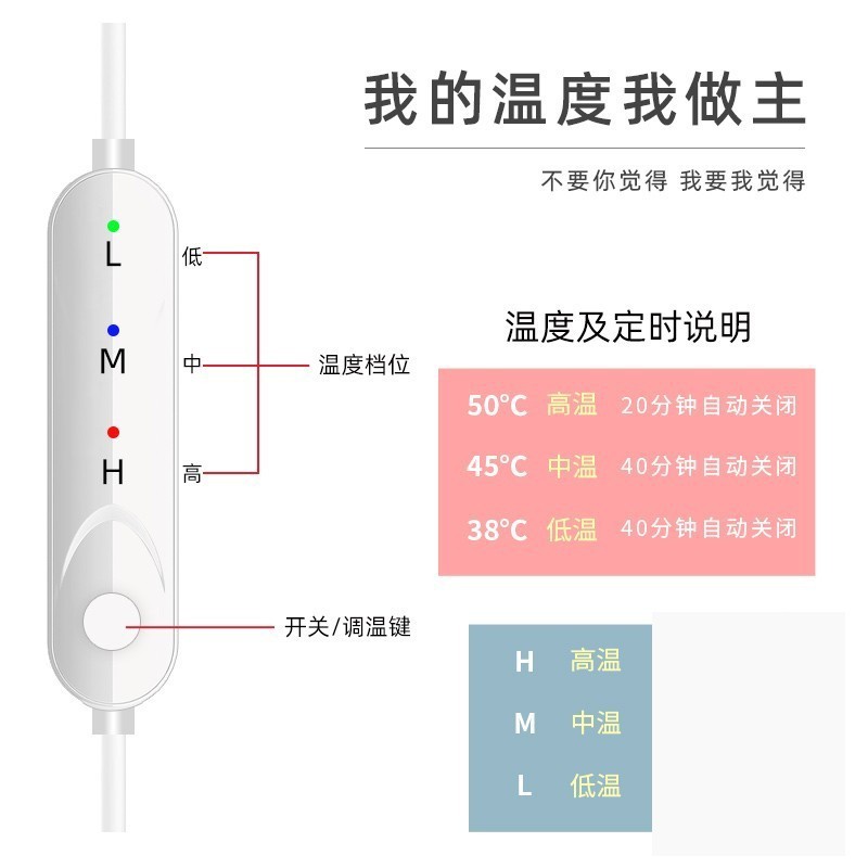 蒸汽眼罩充电睡眠女定时调温加热午睡热敷USB眼贴神器可爱疲劳 - 图1