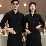 Высококачественная рабочая одежда для шеф-повара с длинными рукавами по индивидуальному заказу, гостиничный ресторан, ресторан западной кухни, магазин по выпечке тортов, униформа шеф-повара, осень и зима