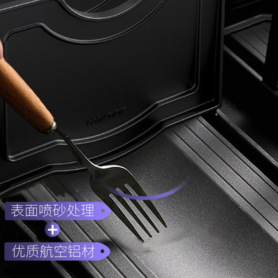 日本式厨房家用多功能锅具收纳架锅盖架竖放置物架收纳神器锅架子 虎窝淘