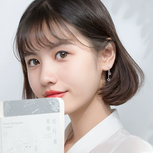 Модные серьги с кисточками, серебро 925 пробы, в корейском стиле, жемчужное серебро