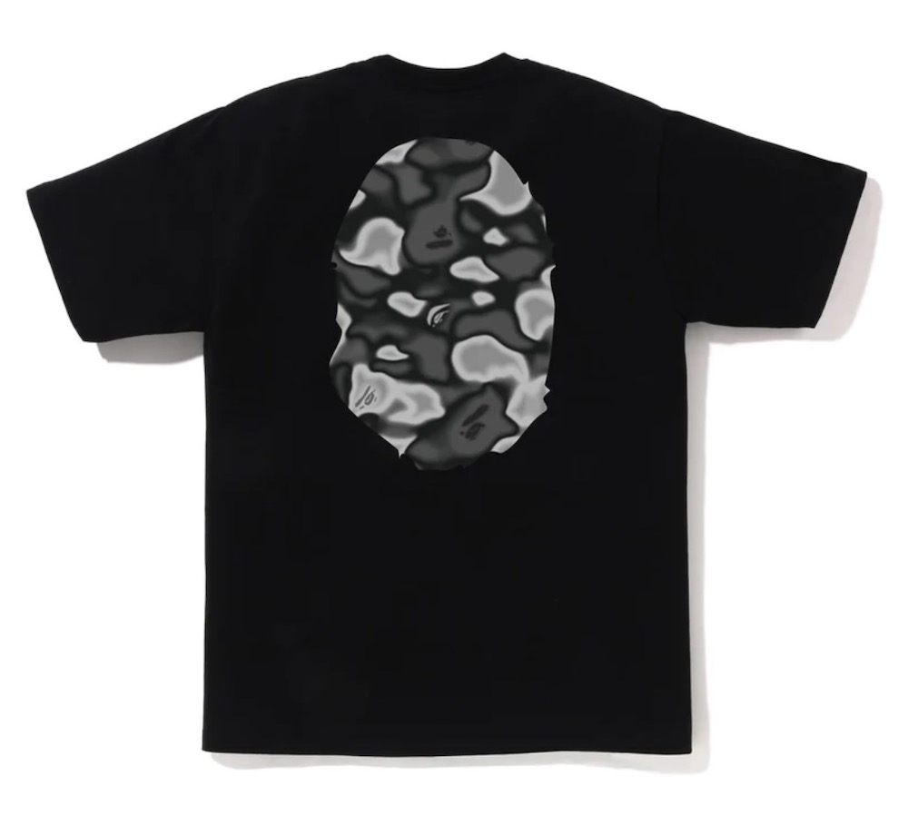 BAPE 短袖T恤 液态迷彩大猿头休闲圆领半袖 日本代购 LIQUID CAMO - 图0