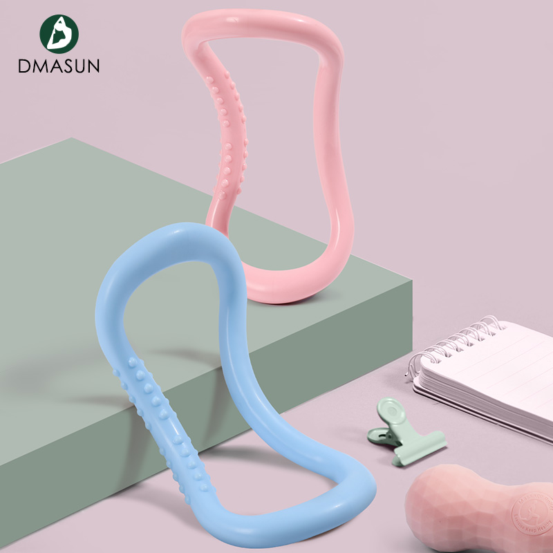 dmasun旗舰店瑜伽环开背神器瑜珈普拉提圈开肩美背部训练器拉伸魔力环瑜伽器材3