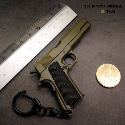 1:3M92&M1911枪模钥匙扣塑料玩具可分解插取弹匣不可发射STINGTOY-图2