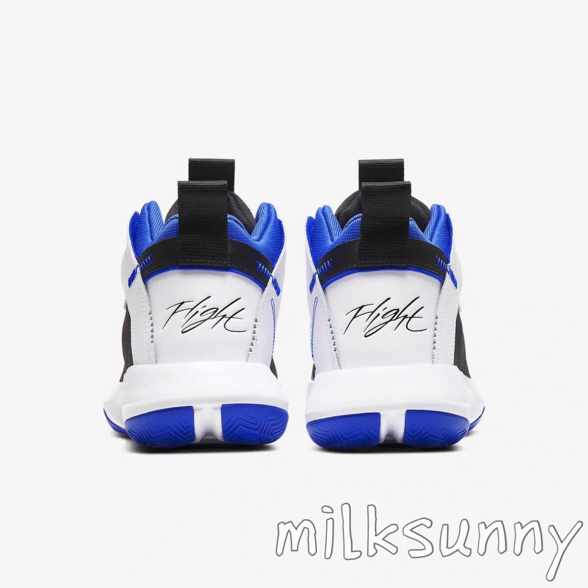 【milksunny】Jordan Jumpman 2020 黑白蓝实战篮球鞋 BQ3448-401 - 图2