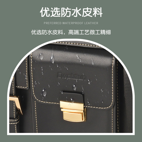 Cwatcun香港品牌日系多双肩相机包多功能微单包斜挎手提适用佳能r50 g7x2尼康索尼zve10 富士xs20 xt30 - 图1