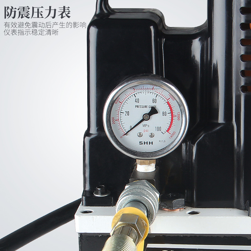 QQ700小型电动液压泵站超高压油压泵电磁阀液压机油压机脚踏油泵 - 图1