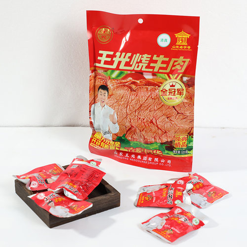山东菏泽曹县王光烧牛肉独立小包装儿童卤味牛肉粒年货节牛肉礼盒 - 图2