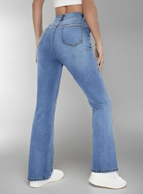 New women's hot jeans slimming European and American style c