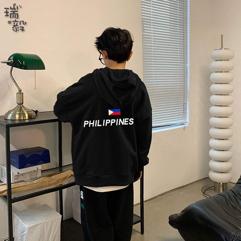 2024运动会中国日韩国朝鲜香港开衫卫衣男女儿童装学生款连帽外套