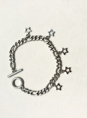 青岛外贸流行饰品欧美原单个性小众设计热卖简约百搭星星精品手链
